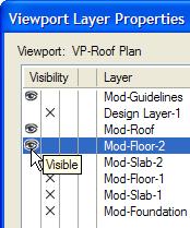 3. Repeat the process for the Sheet-Floor Plan-2 sheet layer, as shown at left. In the Navigation palette, activate the Sheet-Roof Plan sheet layer.