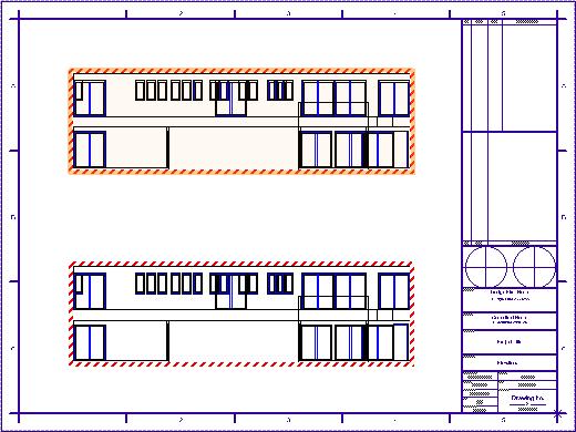 5. Start dragging the viewport straight up, and then hold down the Shift and Ctrl keys to create a copy, as shown at left. For the new viewport, change the View to Back, as shown at right. 6.