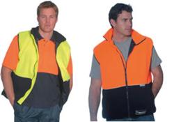breathability), yellow "2 in 1". Concealed hood insleeves collar.