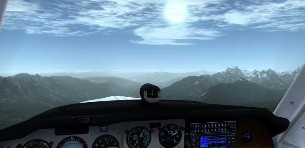 visual field flight training simulators Example