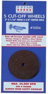 of 50 #5006 3 x /6 Carded - 5 per pack Autobody Eraser