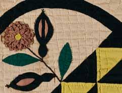 Types of Historical Quilts Album: These quilts are made up of individual squares called blocks, each with an individual design appliquéd onto it (a process in which separate