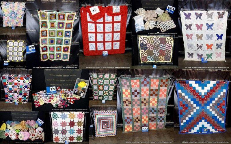 is pleased to present: SEIDEL ESTATE & OTHERS QUILTS, AFGHANS & LINENS ONLINE AUCTION Bidding Ends: Monday, August, 206 at 7:00 PM CDT Sale Type: Online Auction - Internet Bidding Only!