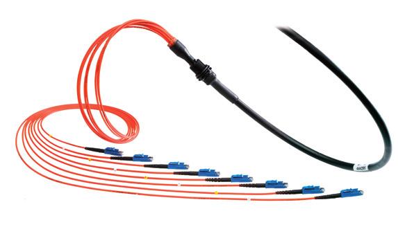 Fiber optic cable systems A variety of cable systems can be configured to meet customer requirements.