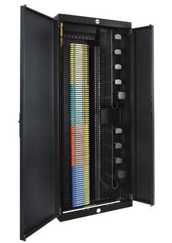 Splice and patch-only modules and splice/patch modules Modular units for gradual expansion Professional fiber and cable management Highest fiber