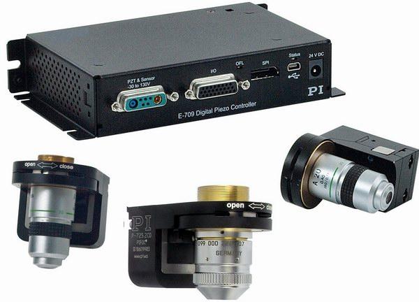 Piezo Z-Objective Positioners Affordable High Performance: With Digital Controller & Software Settling time of the system PD72Z1CAQ with 150 g objective www.microscopestage.
