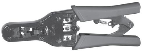 and cutting in one tool Crimp RJ-45, RJ-11, RJ-12 & handset plugs ratchet handle rfa-4201
