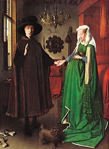 Jan van Eyck, The Arnolfini Portrait,