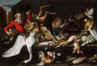 Still Life with Dead Game, Fruits, and