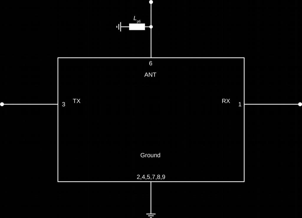 793.0 / 763.0 5 Matching circuit Lp6 18 nh Figure 3: Schematic of matching circuit.