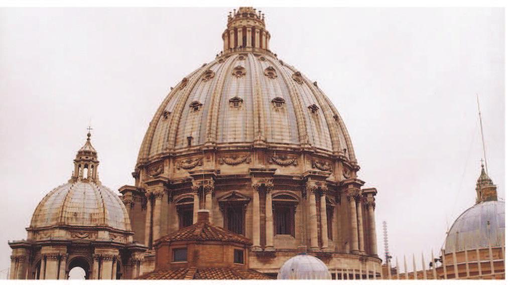3 ST. PETER S This dome is a work of Michael Angelo (who designed this dome following the original designs of Bramante).