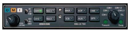 Many of the audio panels can interface with a standard cell phone by using a special adapter cable.