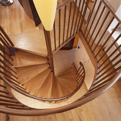 Scandinavian Spiral Staircase