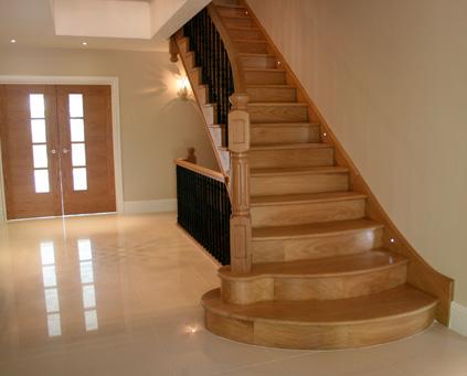 Staircase with Closed Risers