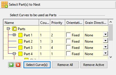 WHAT S NEW IN RHINOCAM - NEST 2018 This section describes the enhancements and changes to the NEST module of RhinoCAM 2018. 1. Set part priority for Nesting has been introduced. 2. The last used nesting parameters are saved in the part file for reuse in another session.