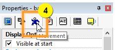 Moving your Ball 1. Open your pong.mfa file. 2. Click the Ball in the Frame Editor. 3. Click on the properties panel.