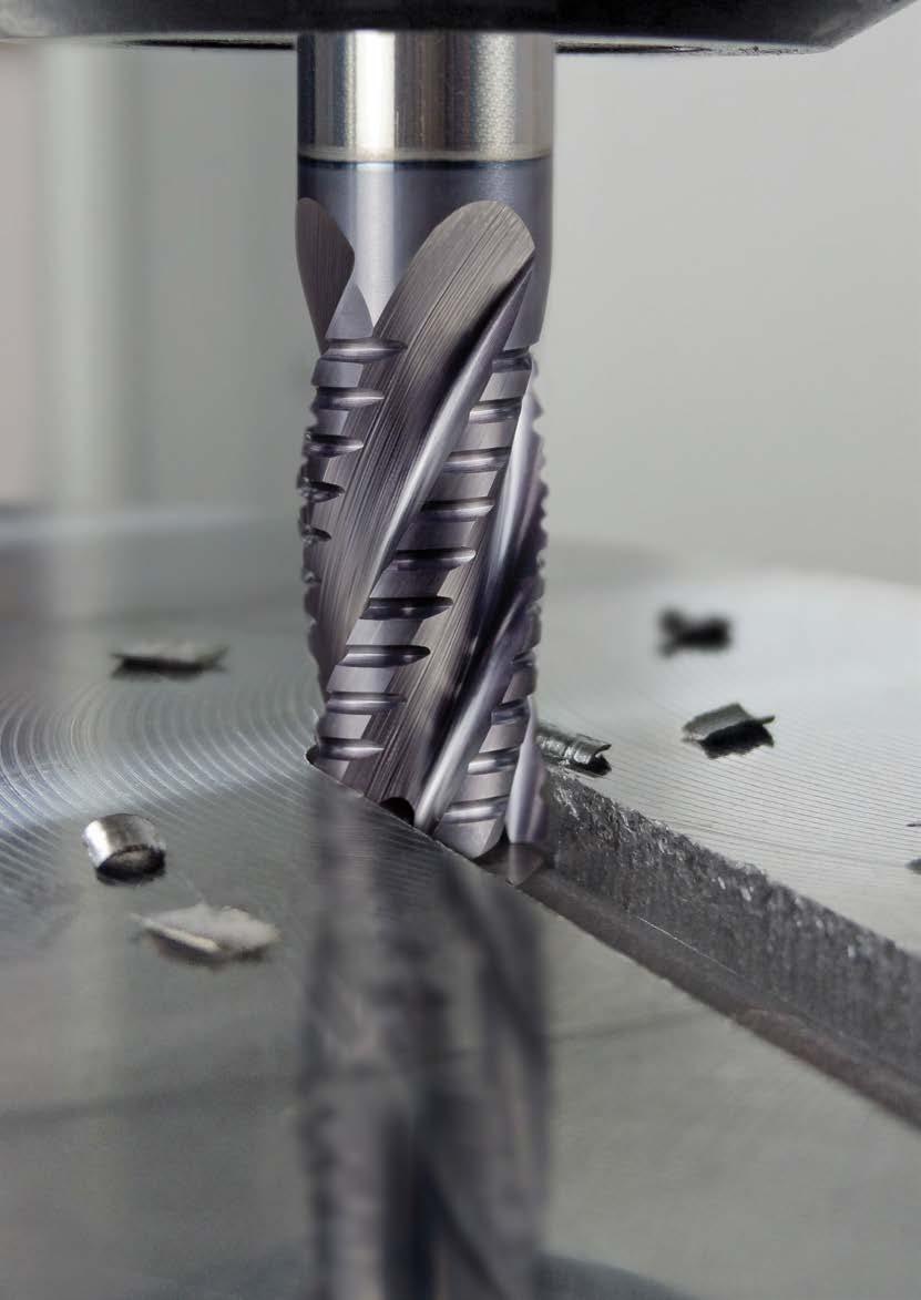 Endmills Cost effective machining - olutions for slotting, finishing, roughing & profiling - 8% Co & grades of -