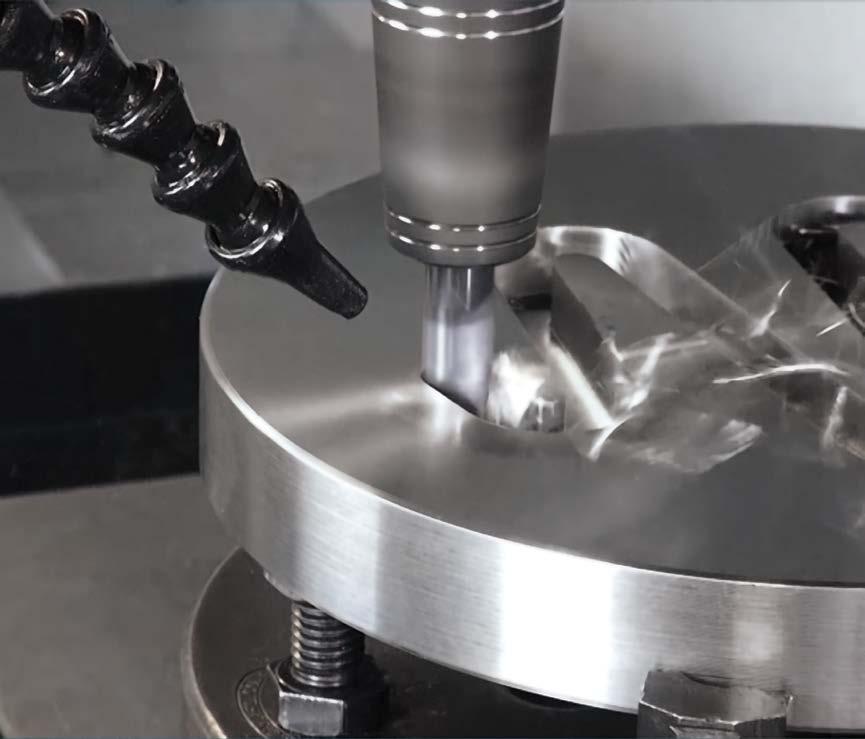 E5 R5/8 hort E55 R5/8 Regular E559 R5/8 Corner Radius E549 R45-R can to watch the video erformance Unequalled armony Endmills The armony range of Endmills