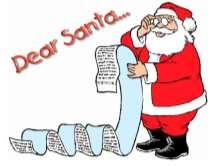 A Christmas Poem by Ken Nesbitt Dear Santa, this Christmas my list is quite small. In fact, I need practically nothing at all.