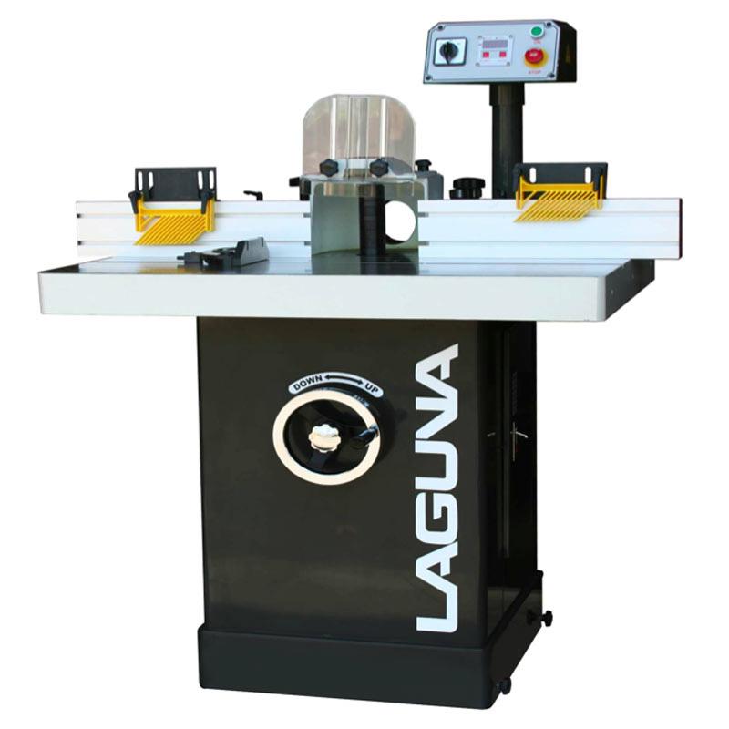 Laguna Pro Spindle Moulder LT*S/MOULDER/3 Standard digital readout Heavy duty motor Quick change poly-groove belt system Each full revolution of the turn handle gives an exact 1.