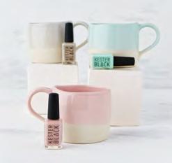 KESTER BLACK THE GOODS COLLECTION SPOON AND STABLE This year saw the introduction of the matchy-matchy nail polish and mug combo!