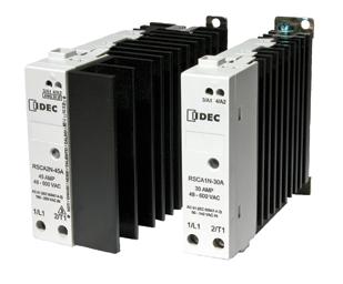 RSC Key features: Slim design allows for DIN rail or panel mounting Built-in heat sink maximizes current output capability Epoxy-free design Choice of 0A, 0A and A models LED indicator Finger-safe