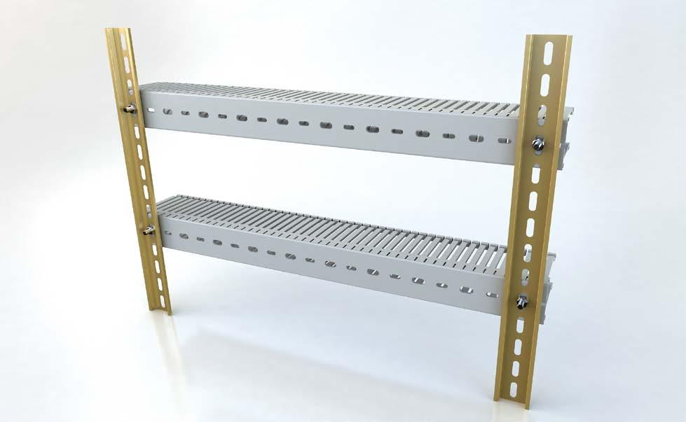 Solid and sturdy trunking Due to its solidity and sturdiness,