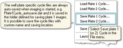 SAVING AND OPENING CYCLE SAVING CYCLE LOADING CYCLE : If the well plate was not removed, click No.