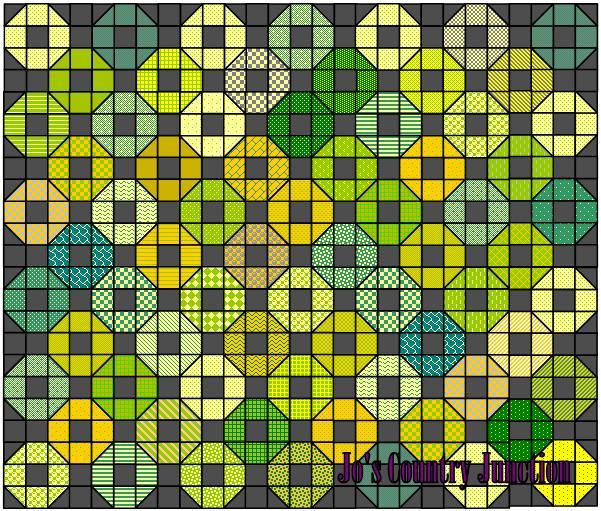 Here is one of the first quilts I ever designed via the computer.