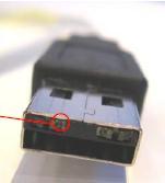 USB connector with optical interconnect.