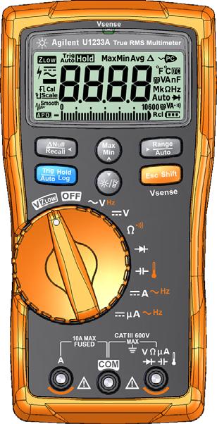 Introduction 1 Your Multimeter in Brief Your Multimeter in Brief Dimensions
