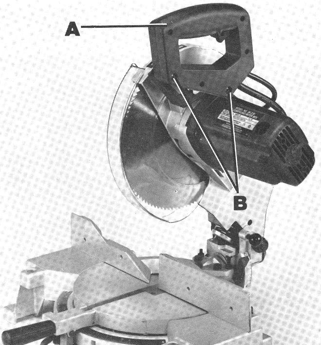 Fig. 29 Fig. 30 CHANGING HANDLE POSITION The cuttinghead handle (A) Figs.