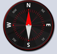 Functons Compass 1 2 Calbrate Compass? 3 The arrow always ponts to true north. 4 Refuse Confrm 0.0 N Ext.