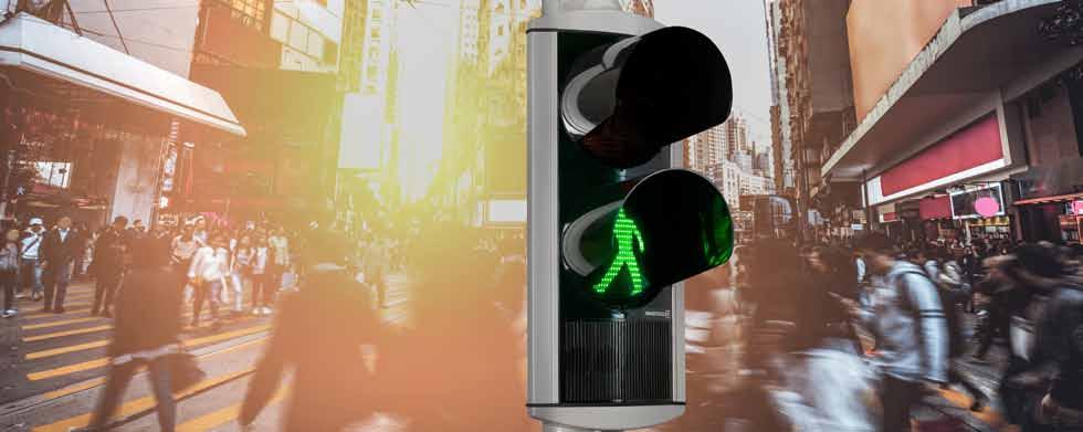 VARIANTS The functionality of the signal head type ALUSTAR has been extended on pedestrian signal heads (typical size 210 mm) to integrate an