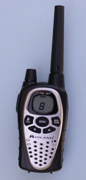 6 Motorola Model T6500 Front Panel Closeup On- off/ volume