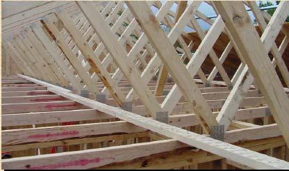 31. Install Strongbacks Strongbacks help to strengthen the roof, stabilize the bottom chords of the trusses, limit movement of the trusses (which might cause drywall nail pops), and ensure that the