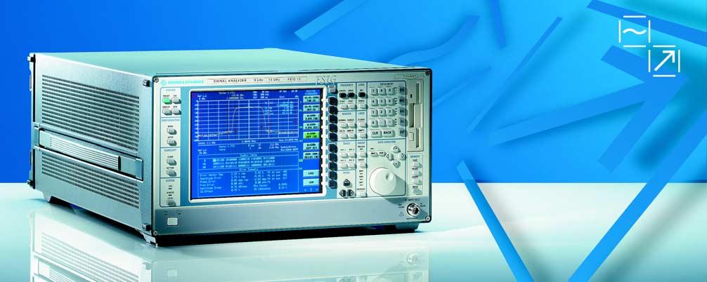 Signal Analyzer FSIG Analysis of GSM, IS-136, cdmaone and W-CDMA signals Spectrum analysis with ultrawide dynamic range for sophisticated ACPR measurements NF = 16 db/toi = +18 dbm (FSIG 3)