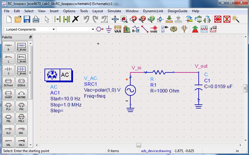 Figure 8: RC circuit