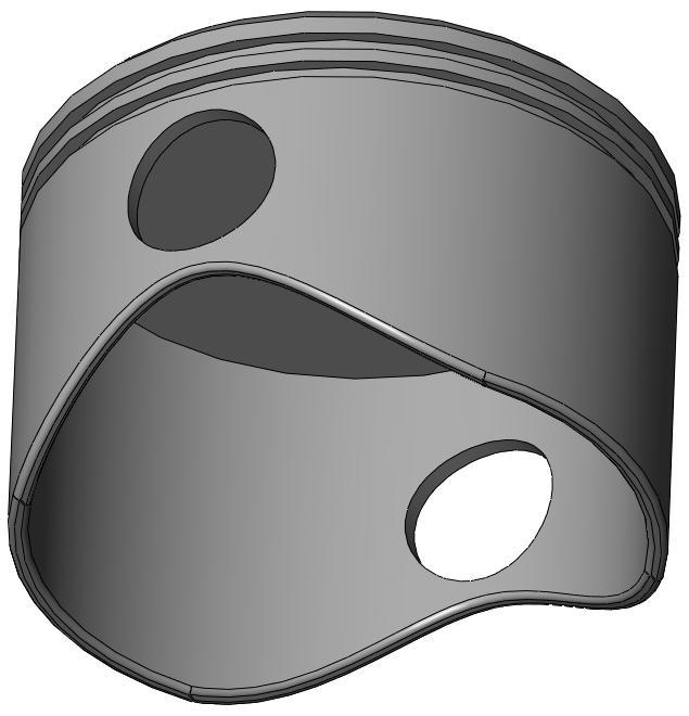 SolidWorks Example: Piston Head How would you break this down into features?