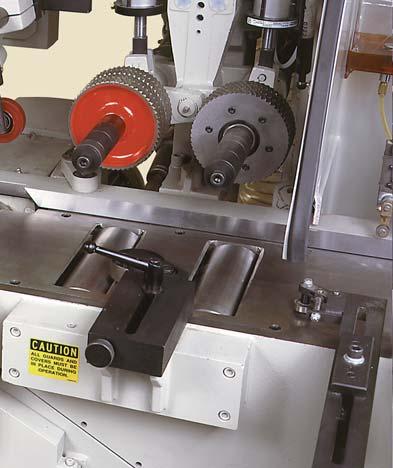 The 5000 moulder can be provided with optional dual or