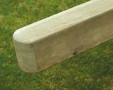 2 way Rounded Top 2/4ex log 100mm x 100mm x 1.
