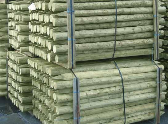 AGRICULTURAL & SAWN FENCING PRODUCTS Cundy Peeled Poles Main s 50-75mm x 1.65m / 1.8m / 2.4m 75-100mm x 1.65m / 1.8m / 2.4m 125-150mm x 2.