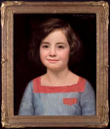 37 36 Untitled (Little Girl in Blue Dress), 1919 Oil on