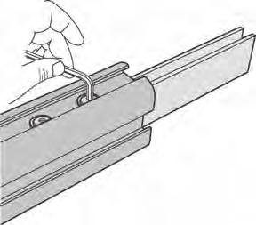 Assemble Ladder Rails to Ladder s Place a Ladder Insert in the End of each. Line up the holes.