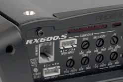 Overbuilt from input to output RX amplifiers feature overbuilt power supplies with more capacitance, larger transformers and higher quality MOSFETs.