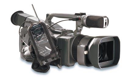 to 806 MHz.* 2 WRR-805A with Sony DCR-VX1000 camcorder * 1 98 wireless channels are selectable when using WRT-808A. * 2 Frequencies and TV bands differ in versions shipped to other countries.