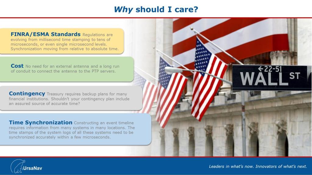 Why should the Financial Sector care? Note that MIFD II will also be influencing standards in the US.