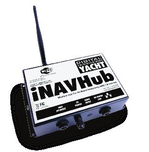 WIRELESS INTERNET inavhub WIFI ROUTER AND NMEA WIFI SERVER Your on board wireless hub with NMEA interface for navigation systems and WAN interface for internet access devices such as our WL510.