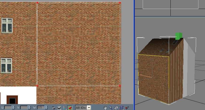 Once you used the rotate tool, you have to click "select object" again, to be able to select a new face. This time click on the back side of the house, and as before, you will see it get a yellow rim.