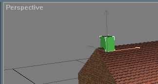 You have to do that for the chimney as well. Place your cursor over the chimney and right click.